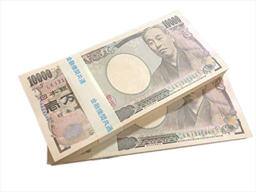 Amazon.co.jp: 100万円札束 2束D ダミー 金融機関共通 文字入り
